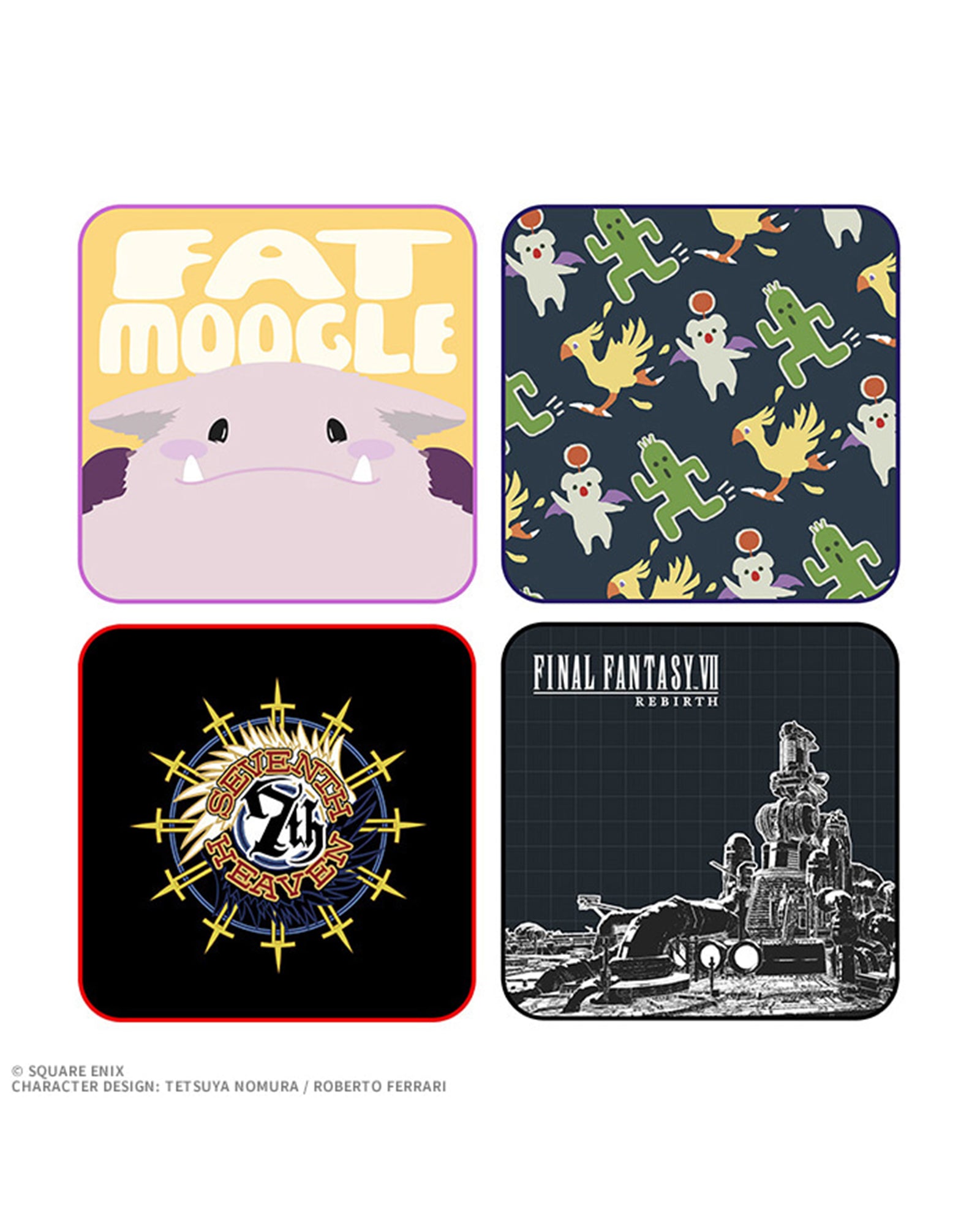 FINAL FANTASY VII REBIRTH COMMEMORATIVE KUJI - E PRIZE SET OF 4 TOWEL