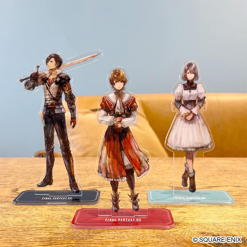 FINAL FANTASY XVI KUJI - ACRYLIC STAND - FULL SET 3 PCS - (E)