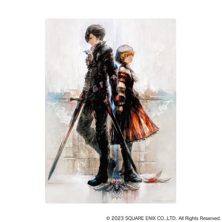 FINAL FANTASY XVI KUJI - ART ILLUSTRATION CLEAR MAT - (G) FULL SET 3 Pcs