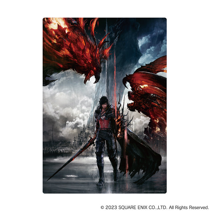 FINAL FANTASY XVI KUJI - ART ILLUSTRATION CLEAR MAT - (G) FULL SET 3 Pcs