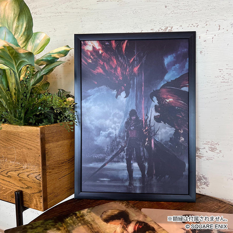 FINAL FANTASY XVI KUJI - ART ILLUSTRATION CLEAR MAT - (G) FULL SET 3 Pcs