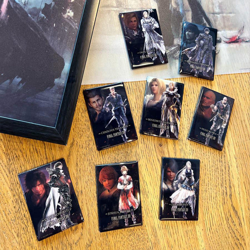 FINAL FANTASY XVI KUJI - CHARACTER MAGNET - FULL SET 8 PCS - (F)