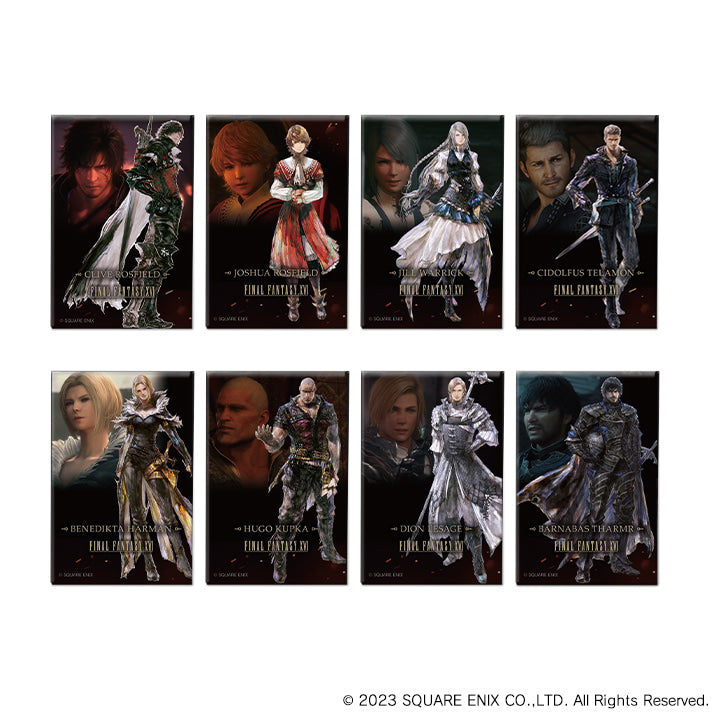 FINAL FANTASY XVI KUJI - CHARACTER MAGNET - FULL SET 8 PCS - (F)