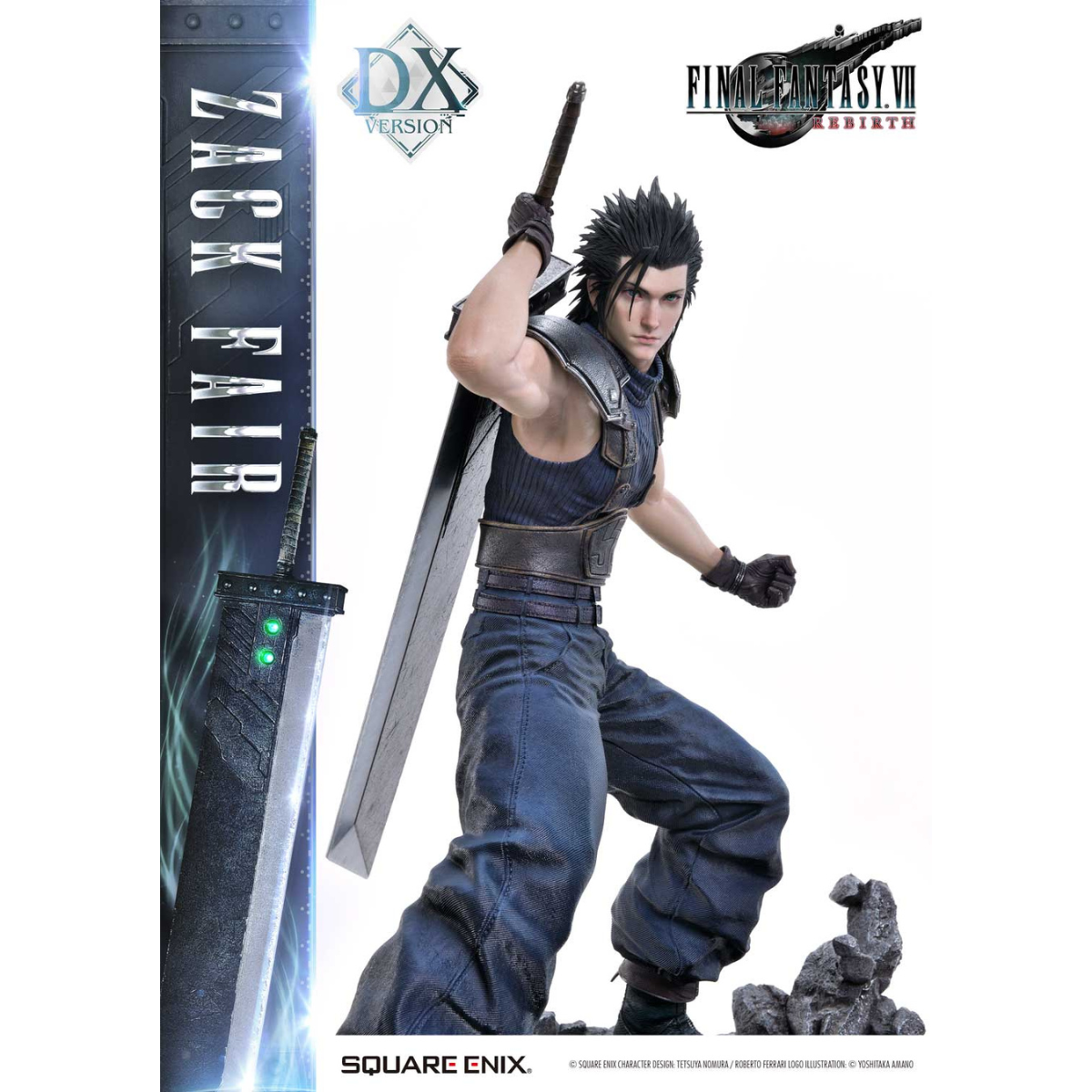FINAL FANTASY VII REBIRTH SQUARE ENIX MASTERLINE - 1/4 SCALE ZACK FAIR DX VER.