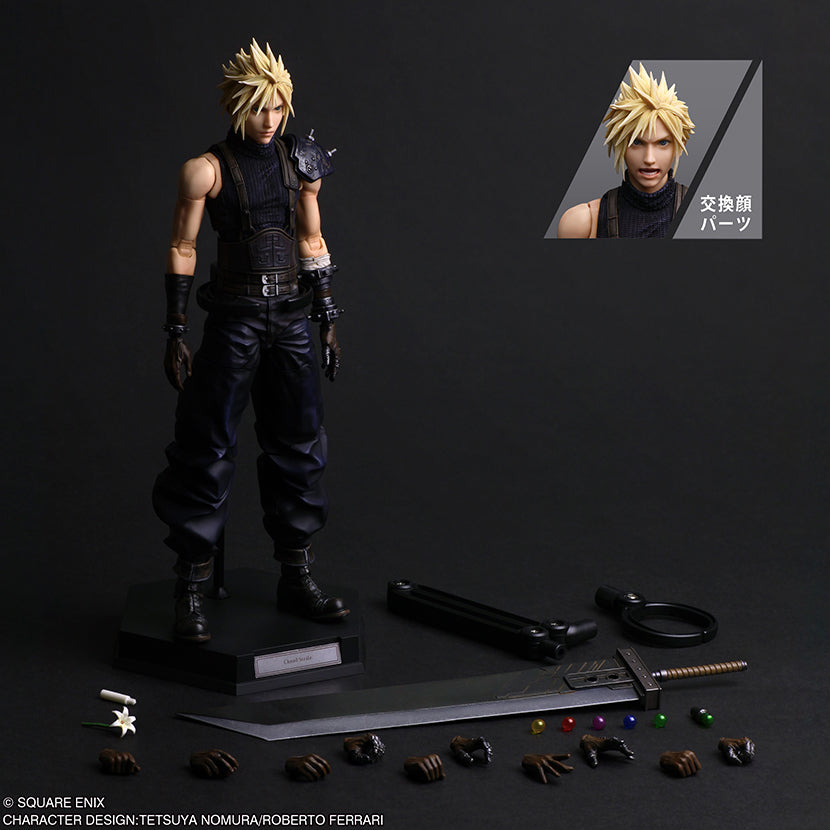 Final Fantasy VII Rebirth Play Arts True - Cloud Strife