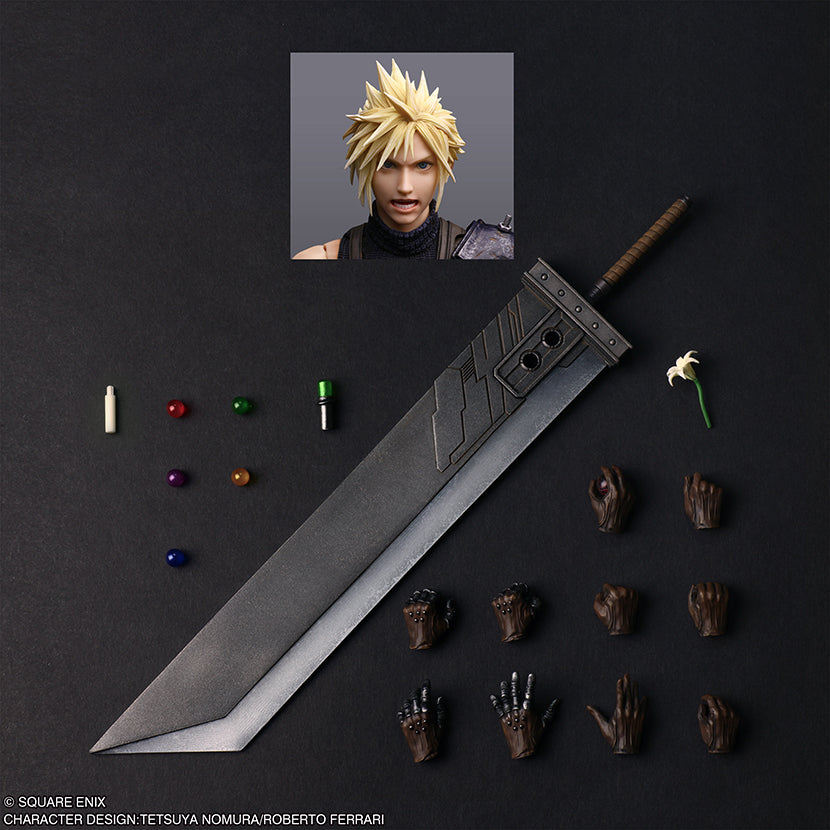 Final Fantasy VII Rebirth Play Arts True - Cloud Strife