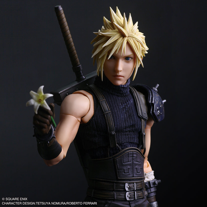 Final Fantasy VII Rebirth Play Arts True - Cloud Strife