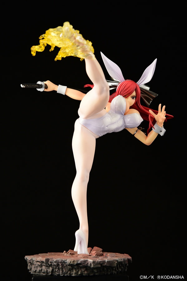 Fairy Tail - Erza Scarlet High Kick Ver. Bunny White Red or Black