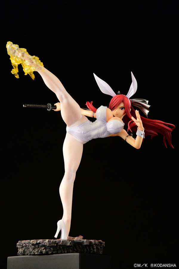 Fairy Tail - Erza Scarlet High Kick Ver. Bunny White Red or Black