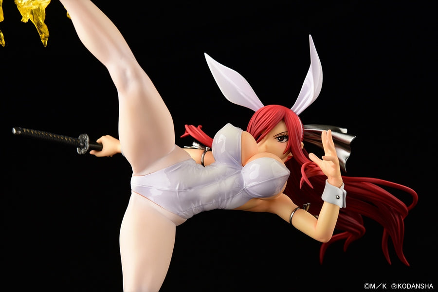 Fairy Tail - Erza Scarlet High Kick Ver. Bunny White Red or Black