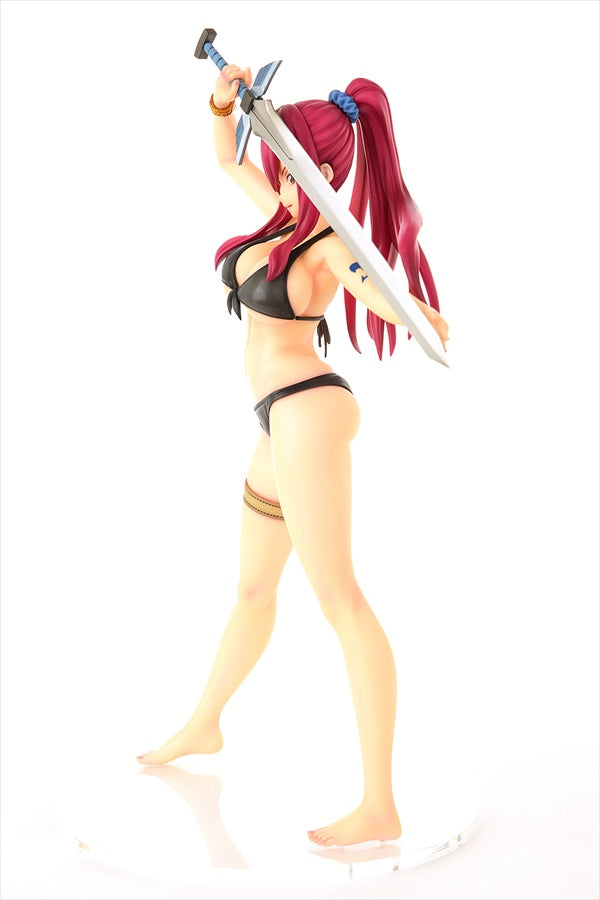 Fairy Tail Figure - Erza Scarlet Swimsuit Gravure Style Black Ver.