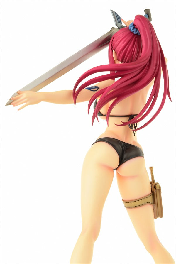 Fairy Tail Figure - Erza Scarlet Swimsuit Gravure Style Black Ver.