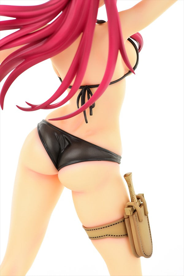 Fairy Tail Figure - Erza Scarlet Swimsuit Gravure Style Black Ver.