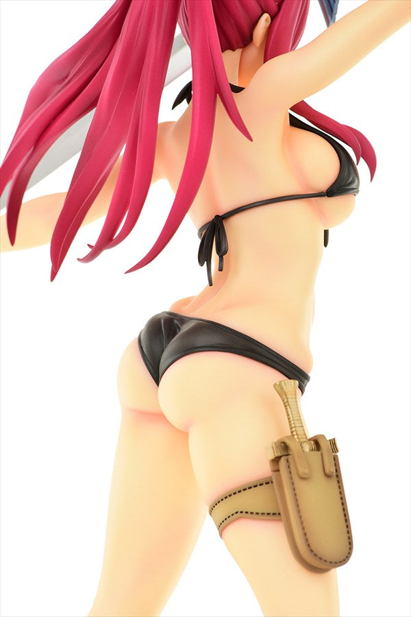 Fairy Tail Figure - Erza Scarlet Swimsuit Gravure Style Black Ver.