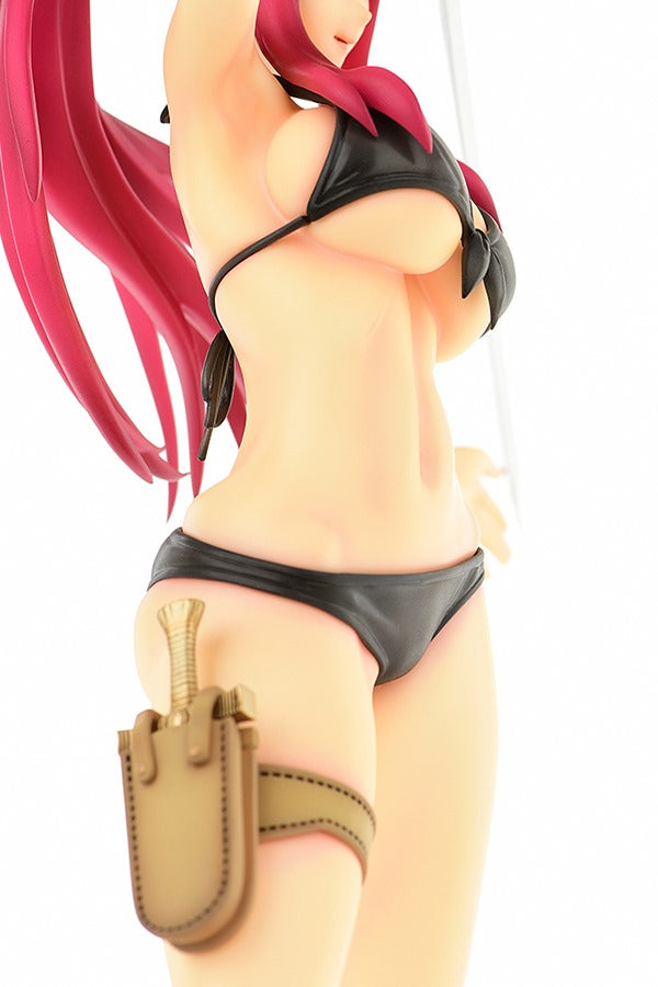 Fairy Tail Figure - Erza Scarlet Swimsuit Gravure Style Black Ver.