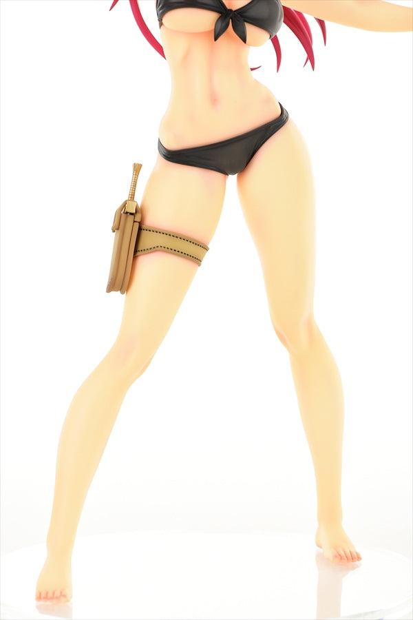 Fairy Tail Figure - Erza Scarlet Swimsuit Gravure Style Black Ver.