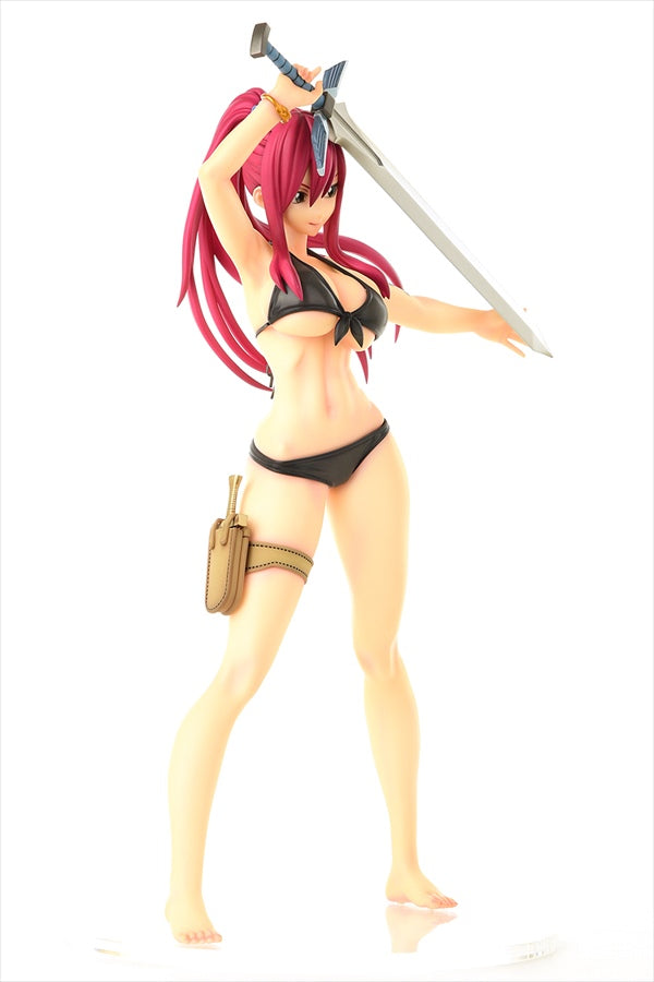 Fairy Tail Figure - Erza Scarlet Swimsuit Gravure Style Black Ver.