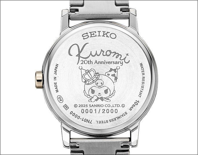 Sanrio Characters x Seiko Watch - Kuromi 20th Anniversary Collaboration Watch
