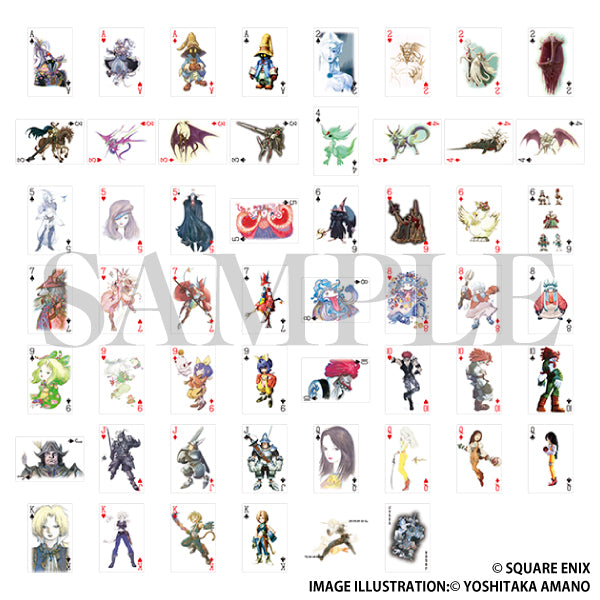 Final Fantasy IX 25th Anniversary The Exhibition - Playing Cards
