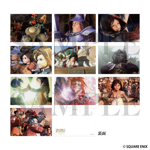 Final Fantasy IX 25th Anniversary The Exhibition - Postcard Complete Set of 10