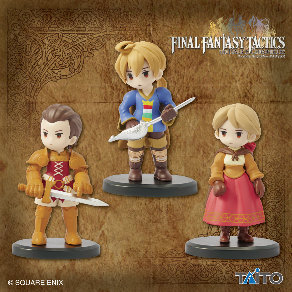 Final Fantasy Tactics - Miniature Figures Collection Vol. 1 Complete Set of 3