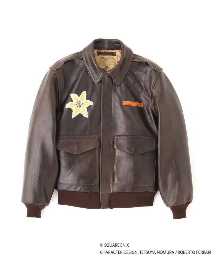Final Fantasy VII Remake x Avirex Fashion Collection - A-2 AERITH Leather Jacket