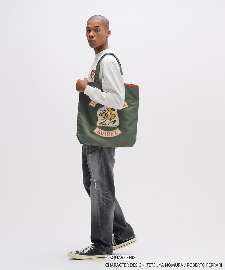 Final Fantasy VII Remake x Avirex Fashion Collection - Chocobo Nylon Tote Bag (2 Types)