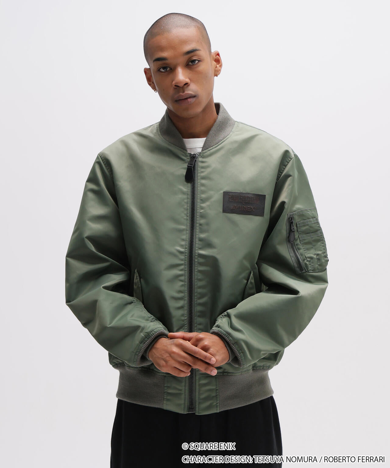 Final Fantasy VII Remake x Avirex Fashion Collection - MA-1 Chocobo Green Jacket