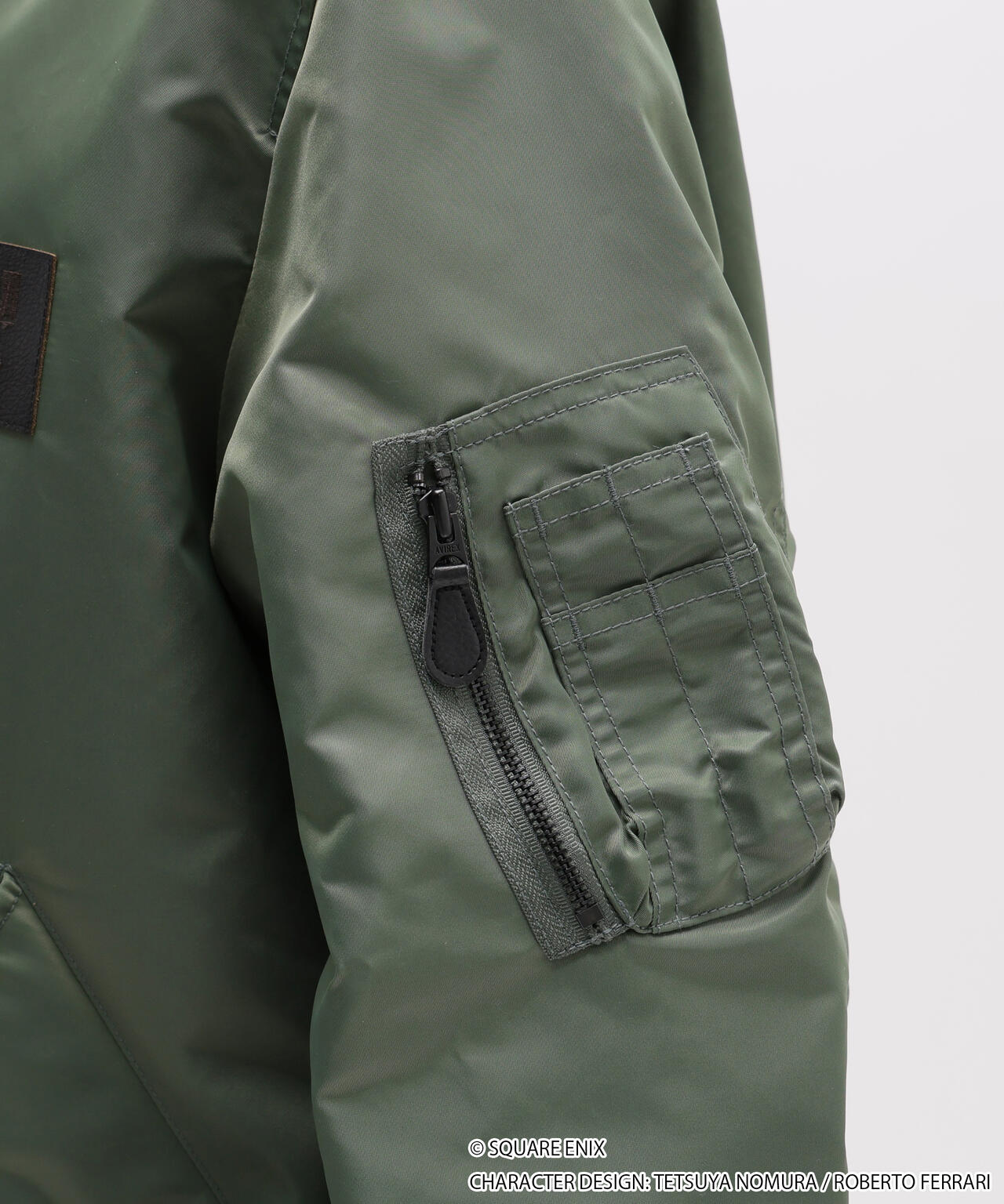 Final Fantasy VII Remake x Avirex Fashion Collection - MA-1 Chocobo Green Jacket