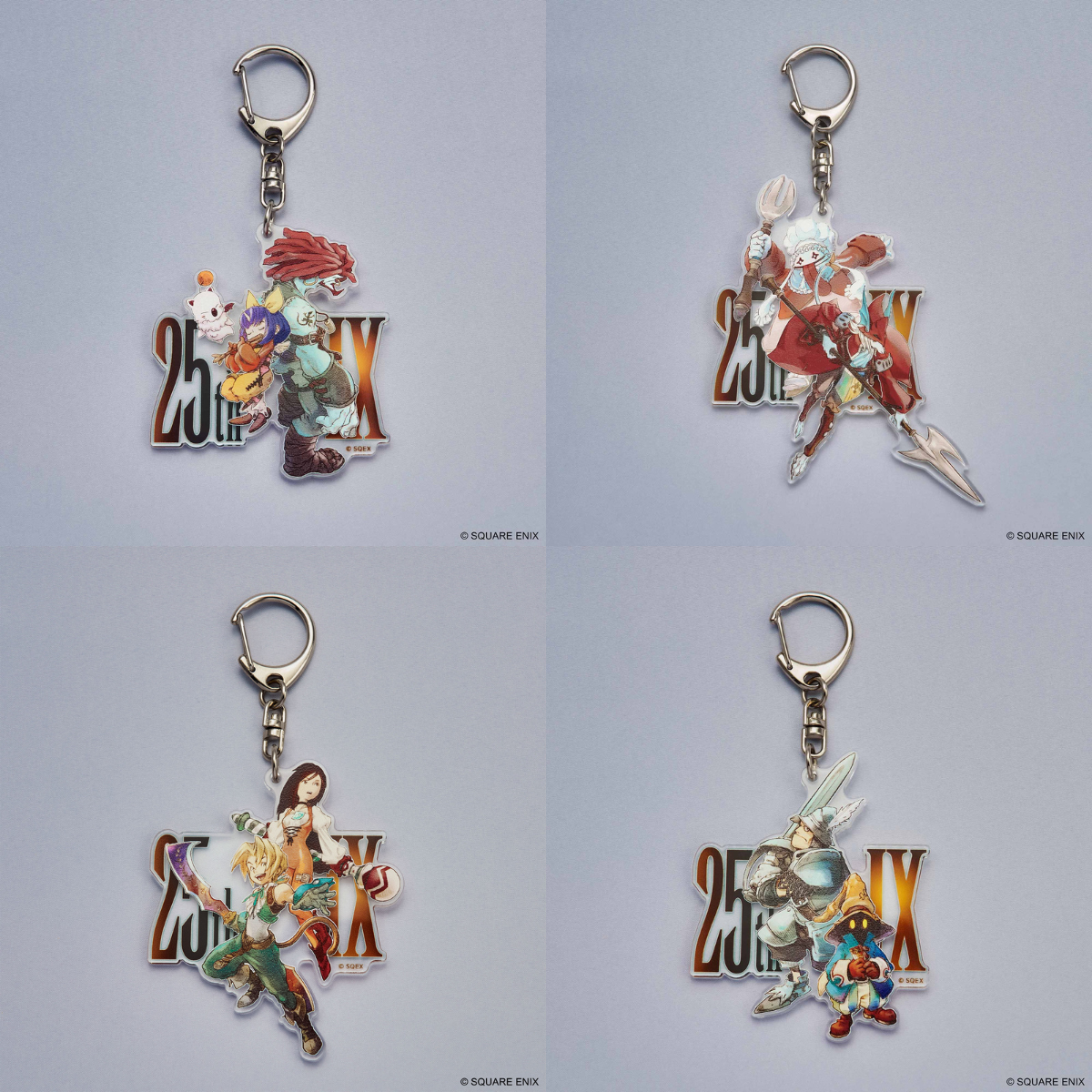 Final Fantasy IX 25th Anniversary - Acrylic Keychain to Choose