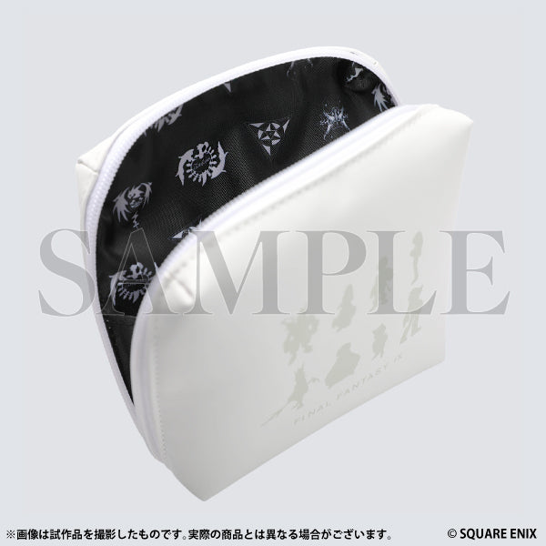 final fantasy ix 25th anniversary サイン入り Final Fantasy IX 25th Anniversary The Exhibition - Square Pouch