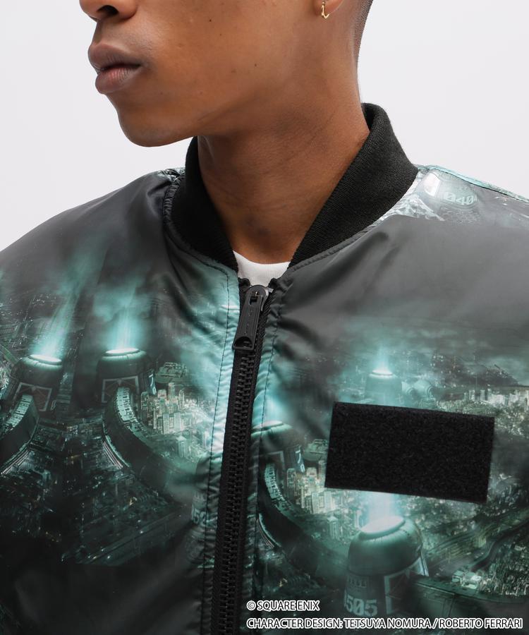 Final Fantasy VII Remake x Avirex Fashion Collection - Quilted MA-1 Midgar
