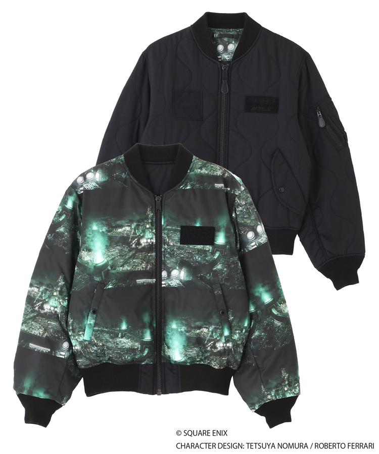 Final Fantasy VII Remake x Avirex Fashion Collection - Quilted MA-1 Midgar