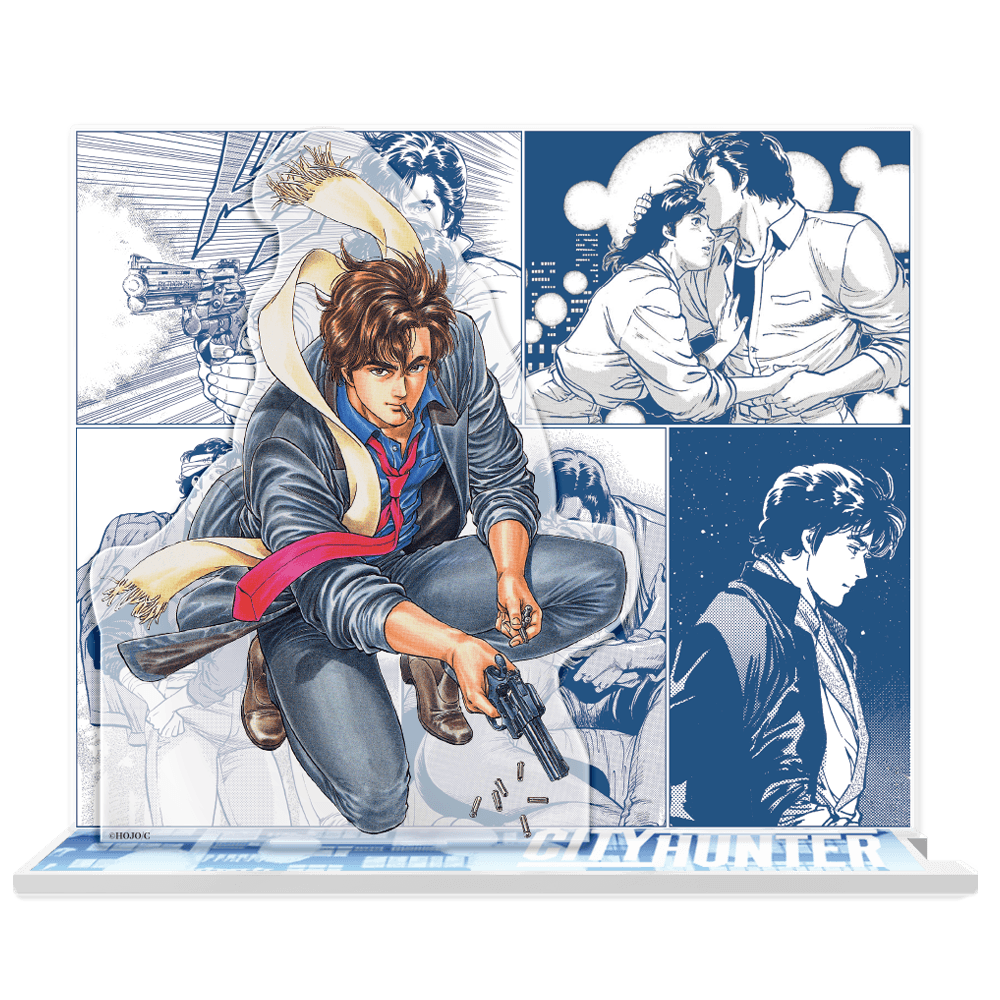 Forever City Hunter Exhibition - Connectable acrylic stand (2 types)
