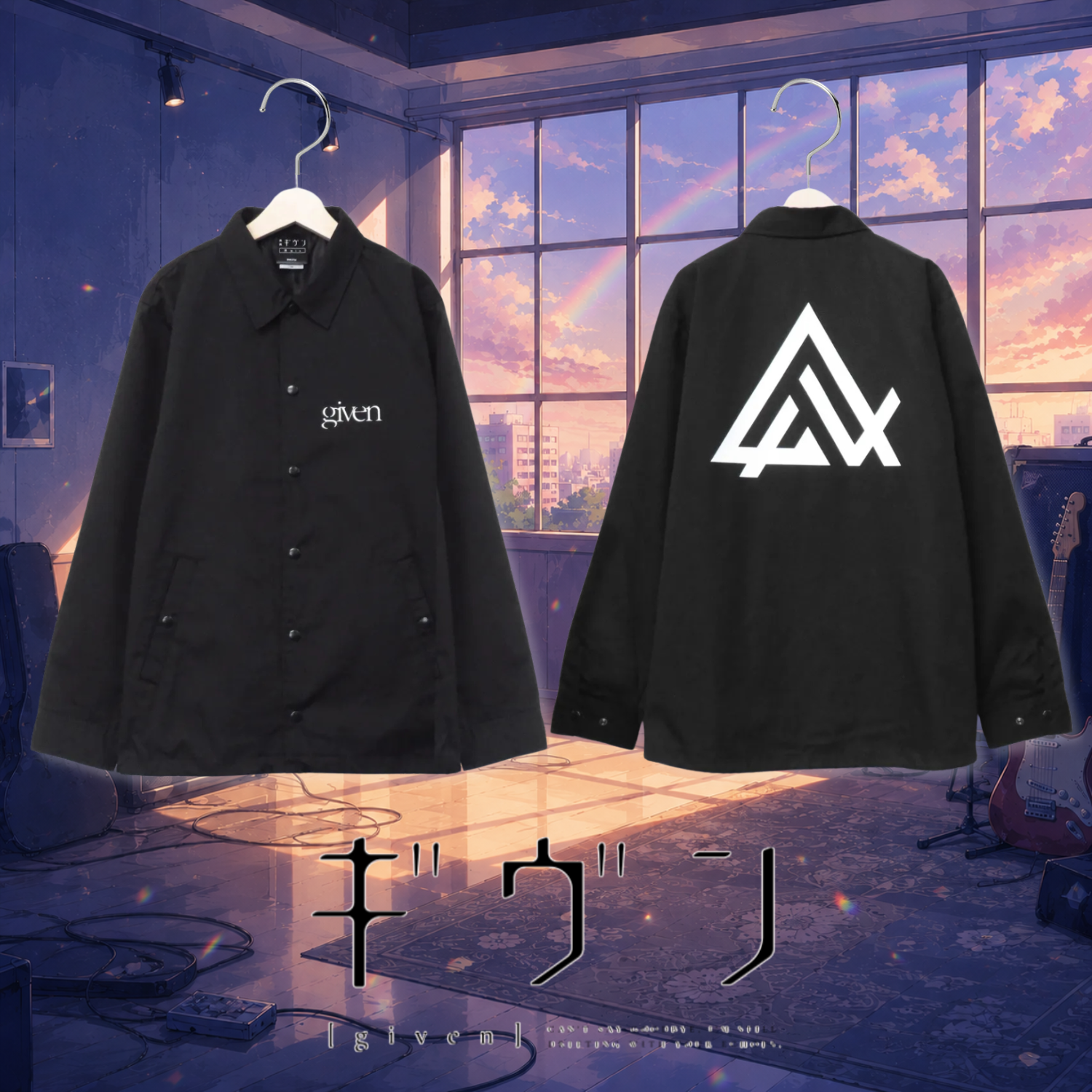 Given x Noitamina Apparel Pop Up Gallery - Coach Jacket Given