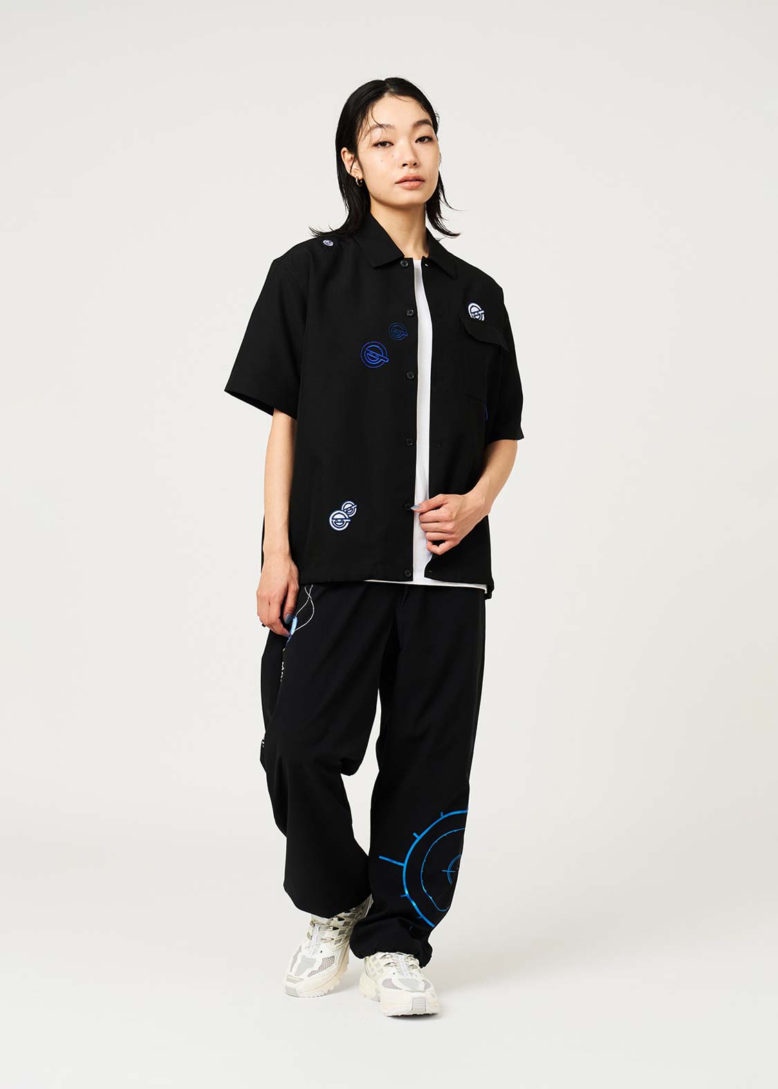 Ghost in the Shell X Graniph Fashion Collection - Imitators Without an Original Oversized Short Sleeve Shirt