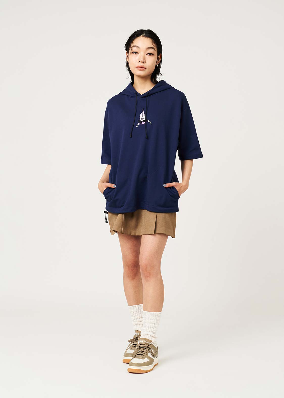 Ghost in the Shell X Graniph Fashion Collection - Motoko Kusanagi Oversized Short Sleeve Hoodie