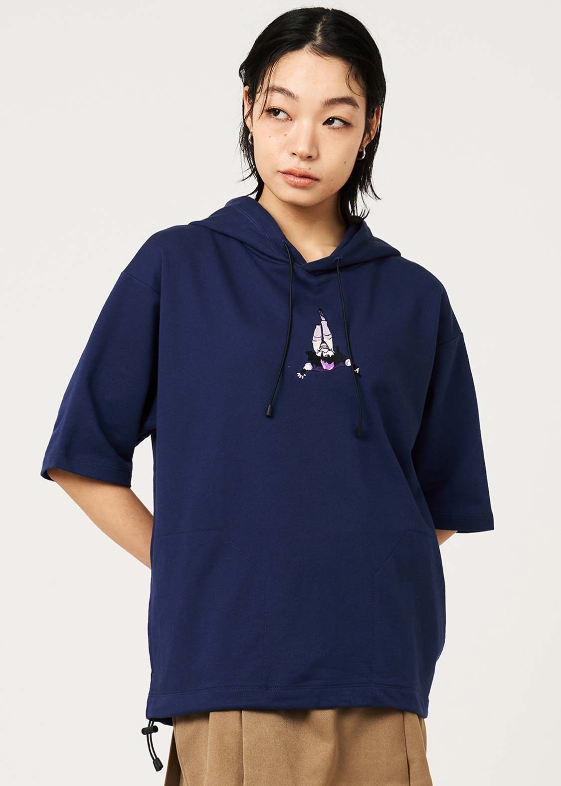 Ghost in the Shell X Graniph Fashion Collection - Motoko Kusanagi Oversized Short Sleeve Hoodie