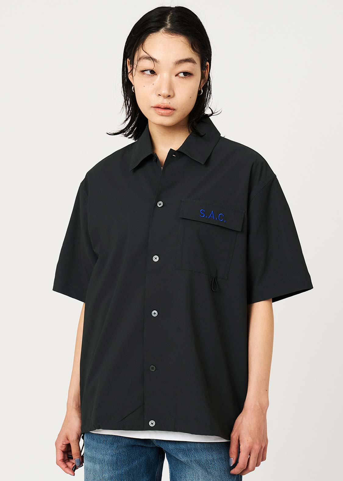 Ghost in the Shell X Graniph Fashion Collection - Public Security Section 9 Oversized Short Sleeve Shirt