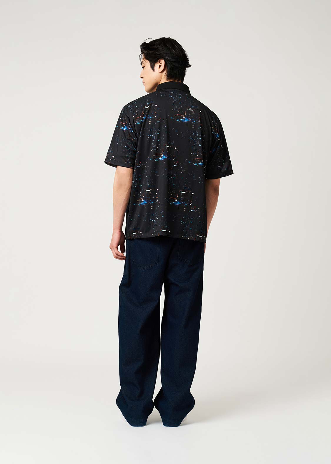 Ghost in the Shell X Graniph Fashion Collection - Stand Alone Complex Big Silhouette Game Polo Shirt