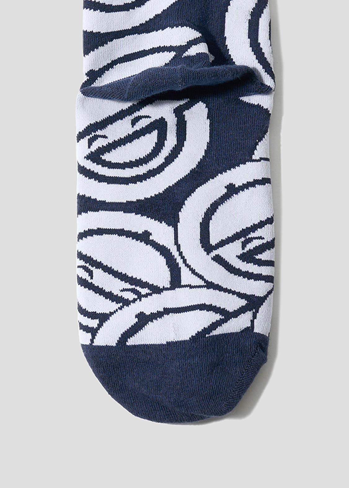Ghost in the Shell X Graniph Fashion Collection - The Laughing Man Pattern Mid-Calf Socks