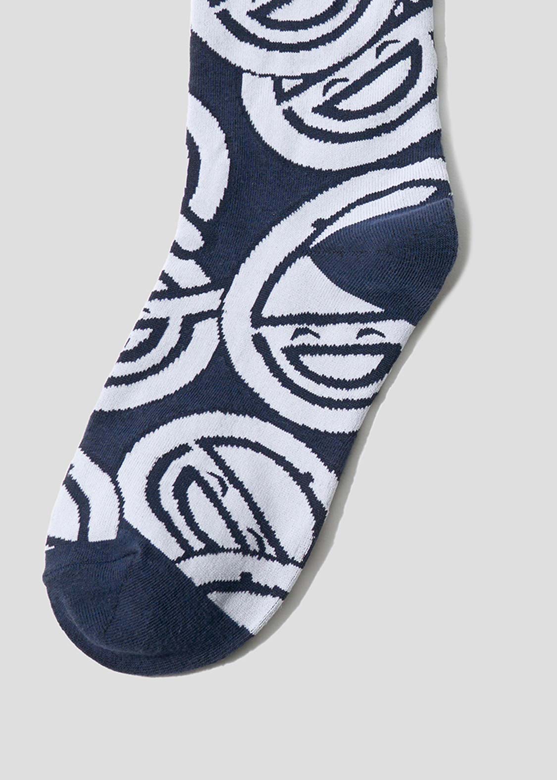 Ghost in the Shell X Graniph Fashion Collection - The Laughing Man Pattern Mid-Calf Socks