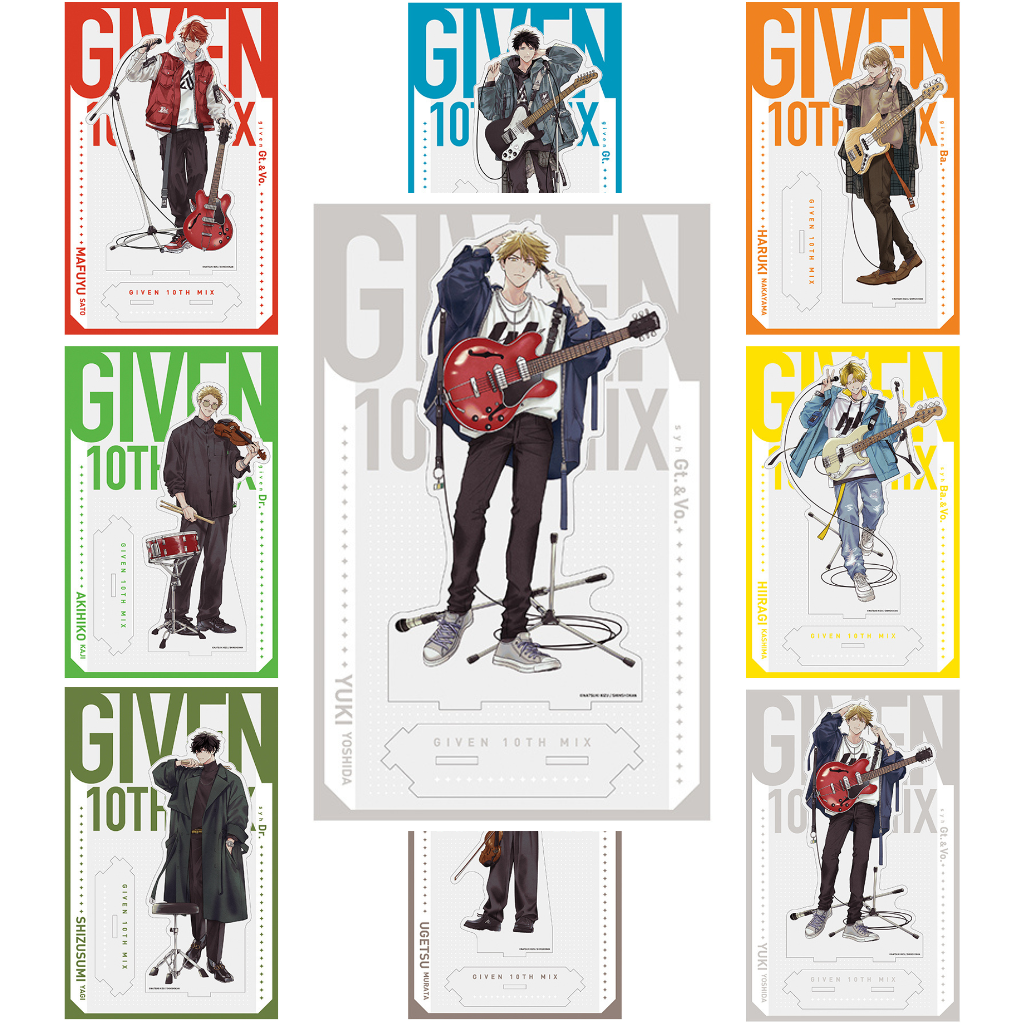 Given Triumphant Return Exhibition - Given 10th Mix Connectable Big Acrylic Stand (8 Types)