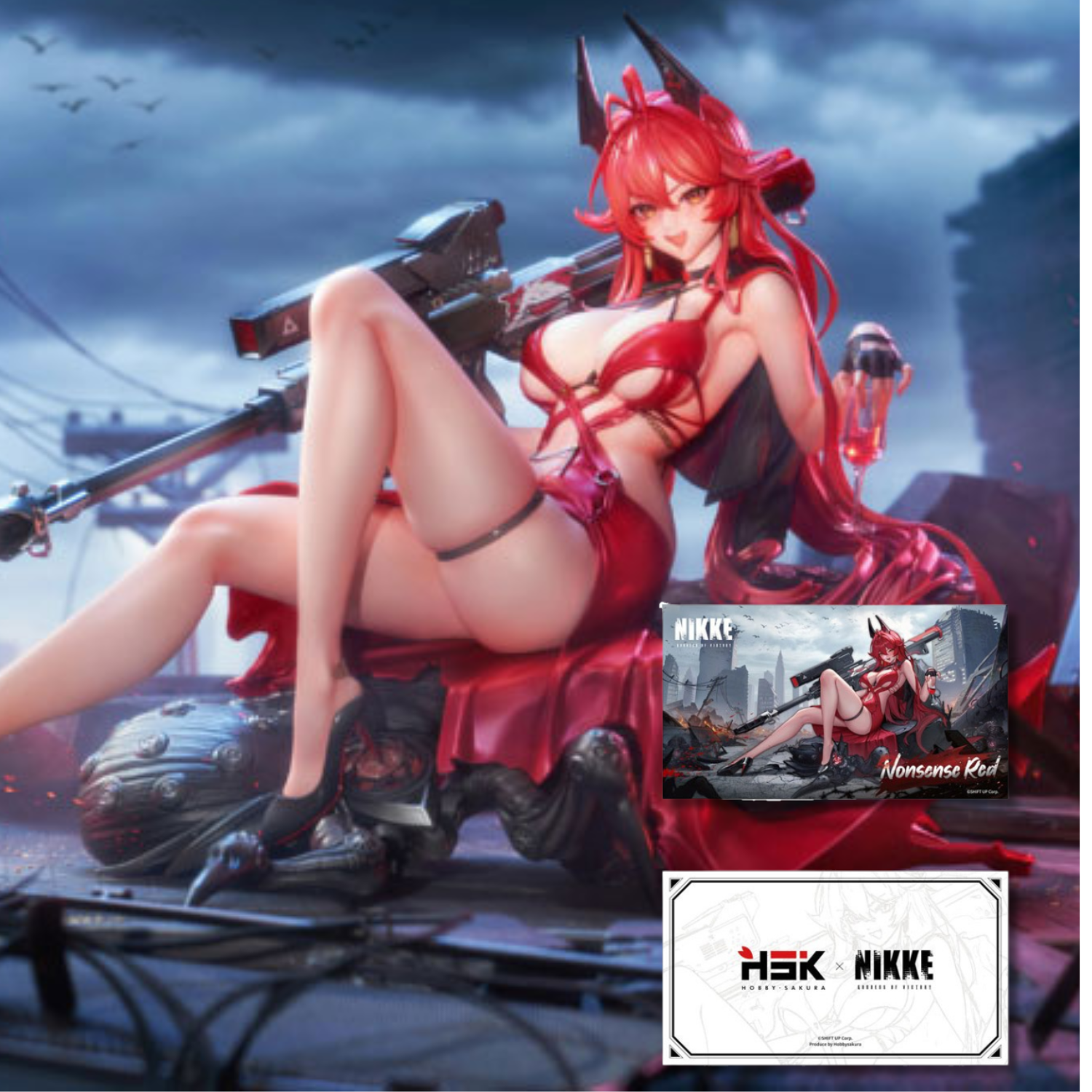 Goddess of Victory Nikke 1/4 Scale Figure - Red Hood Deluxe Edition Ver.
