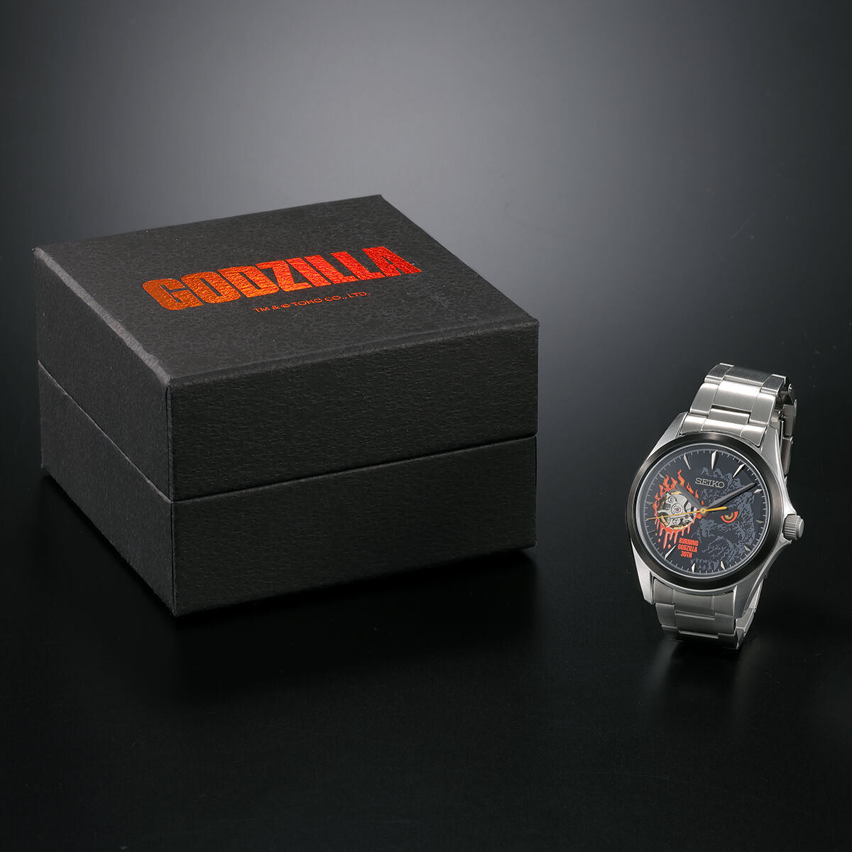 Godzilla x Seiko Watch - Burning Godzilla 30th Anniversary Watch