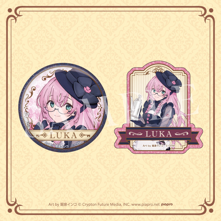 Good Smile Kuji Hatsune Miku 2025 Autumn - F Prize Glitter Badge & Sticker Set Complete Set of 6 Types