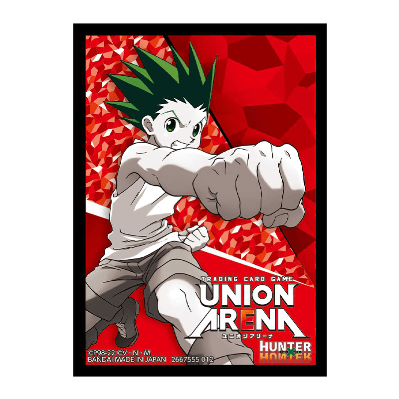 HUNTER X HUNTER - UNION ARENA OFFICIAL CARD SLEEVES SET OF 60 PCS JumpIchiban HUNTER X HUNTER - UNION ARENA OFFICIAL CARD SLEEVES SET OF 60 PCS JumpIchiban