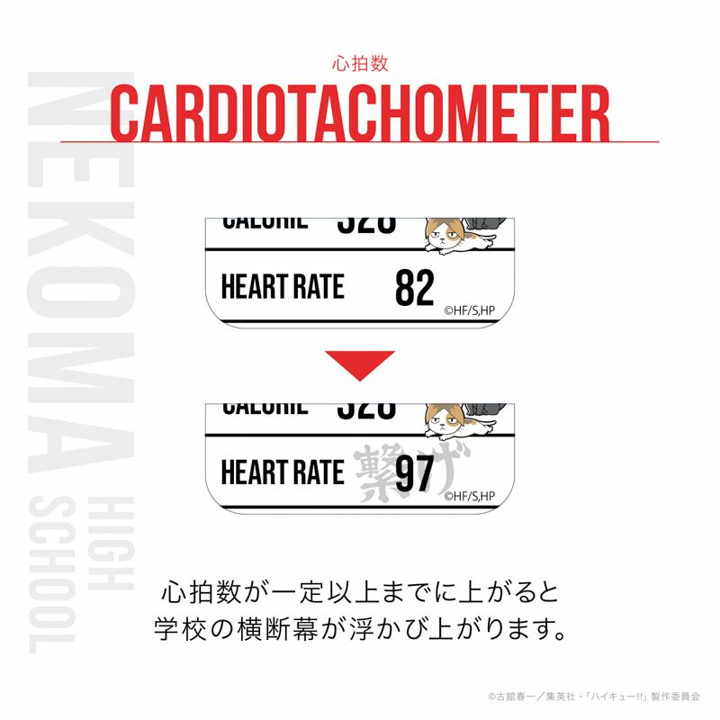 Haikyu!! x Garrack Watch - Nekoma High School Model HUC-HK-BD10-N