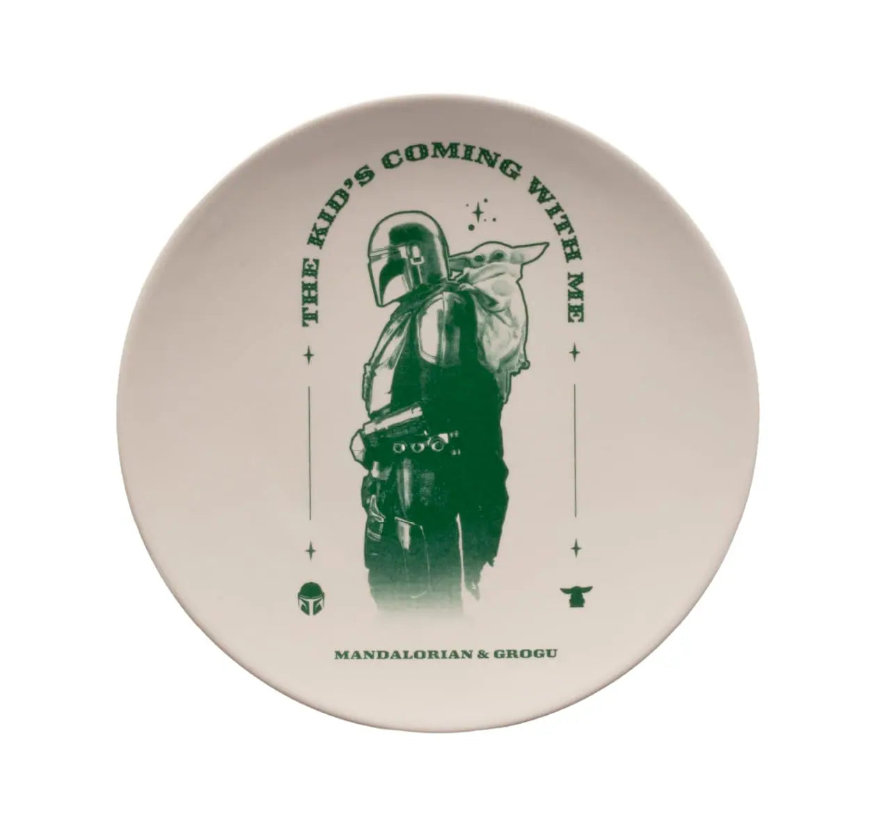 Happy Kuji Star Wars The Mandalorian and Grogu - E Prize Plate Complete Set of 4 Types