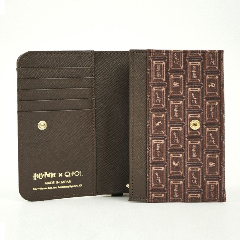 Harry Potter x Q-pot Collection - Hogwarts Chocolate Short Wallet
